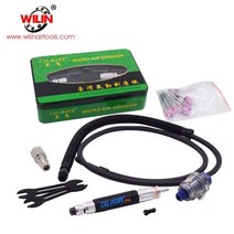 에어 미니 소형 핸드 그라인더 베이비 초크 면갈이 나무 연마기고속 에어 그라인더 39, 세트 3