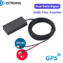 야외 4G + GPS 듀얼 밴드 안테나 30dBi 필터 앰프 자동차 위성 네비게이션 위치 모바일 네트워크 신호 부, 01 1 metre