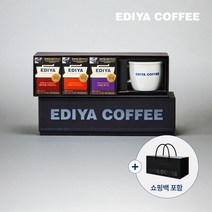 이디야 이디야 아메리카노 선물세트 + 쇼핑백, 1세트, 아메리카노 3종 + 머그 + 쇼핑백