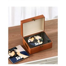 레트로 CD 플레이어 휴대용 시디 CDP 블루투스 음악, 노르딕 핑크 (충전식 모델)