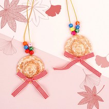 하다니 미술샘 큐티 밀짚모자 가방고리, 합포장