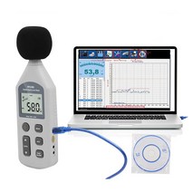소음측정기 데시벨 Hy1361 디지털 USB 소음 레벨 환경 측정기 10 개, 1.GRAY
