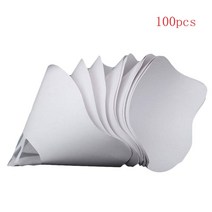 3D 프린터 여과지 80 메쉬 13cm 필터 두꺼운 종이 필터 깔때기, 100