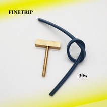 자동차수리 FINETRIP-납땜 인두 T 팁 30w 60w 40W T-헤드 구리 T-팁 또는 고무 케이블 LCD 화면 픽셀 플렉스 수리용 핫 프레스, [03] 30w include cable