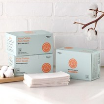 리본제이 빨아쓰는 무표백 목화솜 일회용 행주 60매 20매 x 3박스, 목화솜 행주 (60매)