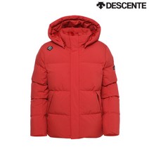 데상트 스키 후드 디테쳐블 숏 다운 SM323SDJ93 RED