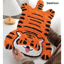 지앤윤 DIY 펀치니들 스킬자수 발매트 만들기 세트, 옵션01