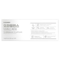 클리너리 오라밸런스 브레스케어 30정, 24g, 1개