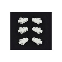 shure 슈어 SE215 웨스톤 이어폰 Etymotic 에티모틱 이어버드에 맞는 흰색 3중 플랜지 이어팁 6개