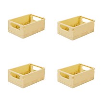 미니 폴딩박스ver3 4세트, 대형_옐로우x4