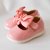 큐티리본 발소리 삑삑이신발 유아동 여아 걸음마신발 로퍼 단화 (120~150)