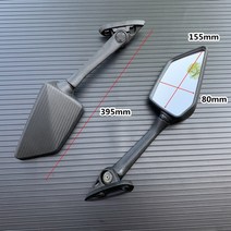 야마하 XMAX 300 400 125 250 2017 2018 2019 YZF R3 R25 2015 2016 오토바이 사이드 미러 접이식 백미러, 6.F, 1개