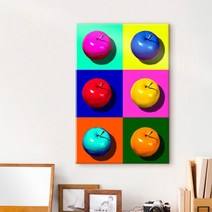 아트박스/꾸밈 iw686-컬러풀과일팝아트_중형노프레임, 2타입