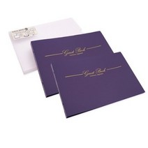 PP 바인더 방명록 유선 대, 혼합색상, 4개