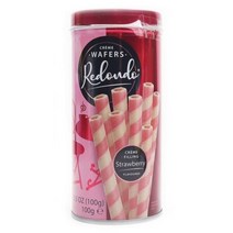 레돈도 크림 딸기 웨이퍼, 4개, 100g