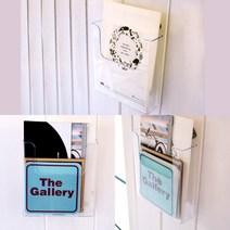 A5 카탈로그 팜플렛거치대 브로셔 전단지 아크릴꽂이 전단지함 카탈로그홀더 문서정리함 브로셔홀더 종이정리