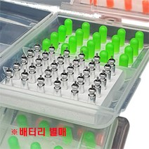 전자케미 20개 세트 케이스 포함 (311 배터리 미포함), 오렌지 20개 + 케이스