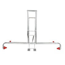 무동력 비닐 피복기 반사필름 수동 멀칭기 비닐씌우는기계, 두꺼운  0.65-1.0m  조절 가능