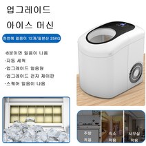 자동청소 급속 제빙기 다용도 가정용 캠핑용 상업용, 12칸-정사각얼음