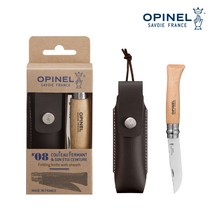 OPINEL 프랑스 나이프 클래식 8VRI 너도밤나무 파우치 세트
