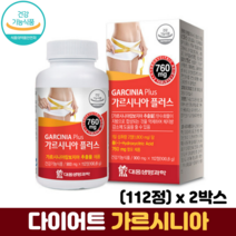 가르시니아 다이어트 정 체지방감소 녹차 마테 추출 분말 엘카르니틴 식약처인증 가르시아, 2박스, 112정