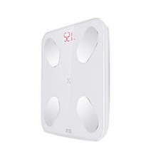 피쿡 스마트 체중계 CQ 미니 전용어플 인바디측정, 화이트