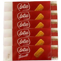 LOTUS 로투스 비스코프 (312.5g x 6개) 1박스 커피과자 커피 비스켓 쿠키 인간사료 벌크, 312.5g