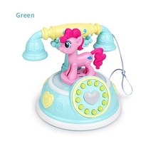 오락 레트로 전화 장난감 조기 교육 이야기 기계 에뮬레이트 뮤지컬 선물, 01 Green