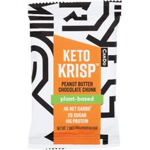 케토크리스프 피넛 버터 초콜릿 청크 프로틴 바, 45g × 1개, 1개, 45g