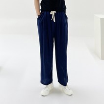 아도르클래식 쿨 린넨 부드러운 시원한 와이드 여름 밴딩바지