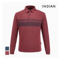 인디안 남성용 한기장 에리형 티셔츠 MITALWWA306