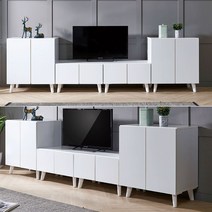 해해동동 도아2400거실장(99)수도권무료배송 거실장, 화이트(DR00016599)