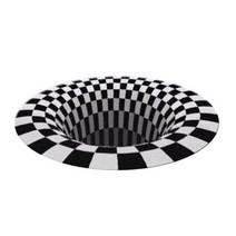 원형러그 잔디러그 3d 라운드 소용돌이 환상 anti-slip living room rug carpet floor door mat for living room 침실 침대 JX