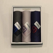 [닥스_손수건] 남녀3매 선염 손수건세트