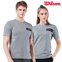 윌슨 반팔티 TRS_5283 MGRY 라운드 테니스 배드민턴