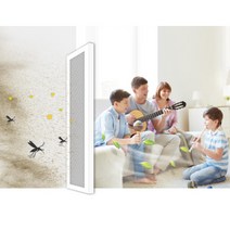 주택 시선차단 미세먼지 황사차단 방충망필터 자연환기 쾌적 청소 거실창 방진망, 미세먼지필터방충망