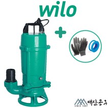 윌로펌프 PDV-L400M 배수용 수중펌프 폐수처리장 배수 순환용 정화조 고형물 축사용