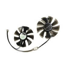 GTX6602개/대 GeForce GTX 950 960 1050 GPU 쿨러 냉각 팬 GA91S2H ZOTAC GTX1050Ti XGaming GTX760 2GD5 H, 한개옵션0
