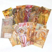 빈티지 다이어리 미니 스크랩북 종이 카드 만들기 DIY 스크랩북/앨범/카드/일기/노트/선물 수제 장식 용품 20 장, [03] 3