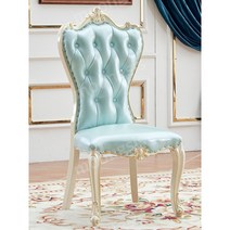 결혼식 신부 대기실 웨딩 촬영 엔틱 수입 의자, H