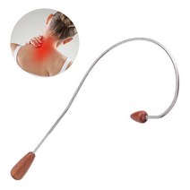 마사지기 안마도구 전통적인 다시 자기 마사지 도구 스테인레스 스틸 후크 지팡이 핸드 헬드