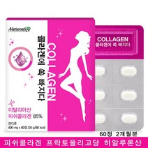 네추럴라이즈 이탈리아 저분자피쉬콜라겐 펩타이드 가루 분말 정 프락토올리고당 히알루론산 흡수율높은 수용성 콜라겐 생선 어류 비린내없는 먹기편한 알약타입 이너뷰티 노화방지도움, 60정, 1set