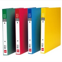 A4 색지 2공 O링 오링 바인더 파일철 서류철 사무용, 색상, 녹색