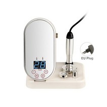 바디 슬리밍 미니 RF 및 EMS 피부 탄력 안티 에이징 기계 무선 주파수 뷰티 디바이스 셀룰라이트 버너 얼굴 마사지기, EU plug
