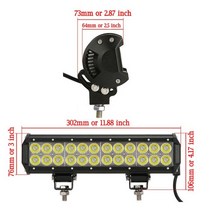LED 써치라이트, 12V차량전용-바형 72W 써치, 1개