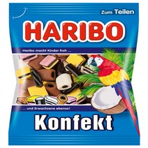 Haribo Konfekt Liquorice Soft Gummy Candies Original from Germany 200g/7.05oz, 1