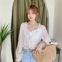 아우터 케이프 블라우스 상의 하늘비즈 A8 T721A552