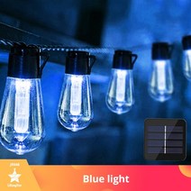 마당꾸미기 정원장식품 정원꾸미기 테라스꾸미기 정원야외조명 화단꾸미기 마당꾸미기인테리어 전원주택마당꾸미기 인조잔디 옥상마당 잔디등 실내정원꾸미기 화단경계석 led 태양열 문자열, 파란색, 10m-30 전구