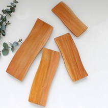 바보사랑 마호가니 원목 물결 스시 보드(다리형)1P 4size.베가, 특대(40cm)