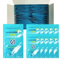 리슈아 일회용 휴대용 손소독제 3ml X 100개(1각) 에탄올62% 손세정제 핸드크리너 의약외품 살균 항균